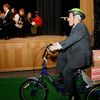 Markowitz Rides Tricycle Into Speech Bashing DOT, Bike Lane